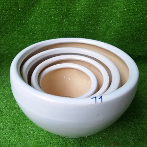 Chậu Sứ Trưng Bộ 4 Cái Nhỏ