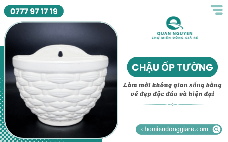 chậu ốp tường
