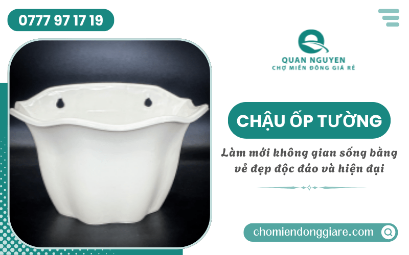 chậu ốp tường