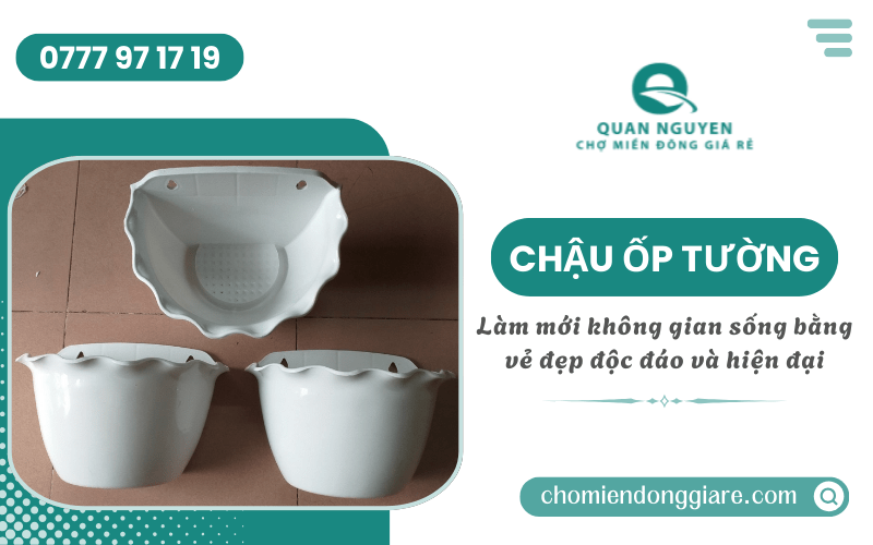 chậu ốp tường