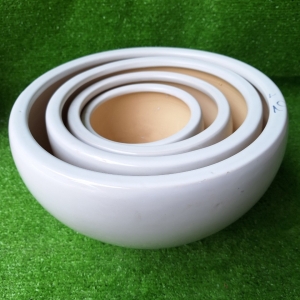 Chậu  Sứ Trưng Tròn Bộ 4 Lớn