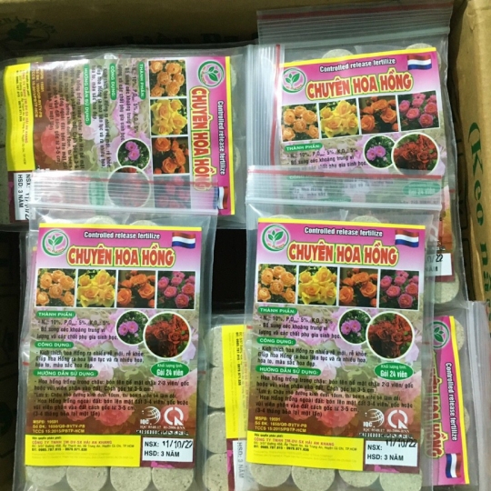 Phân Viên Nén Hoa Hồng