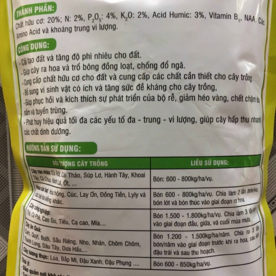 PHÂN HỮU CƠ - CHUYÊN CHO HOA HỒNG - GREEN FARM